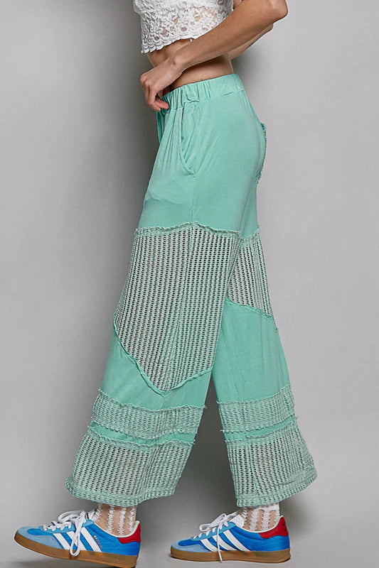 Luna Mesh Palooza Pants - Electric Blue