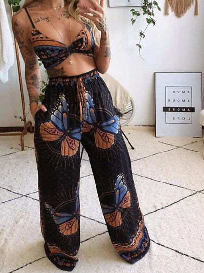 Boho Butterfly Print Set