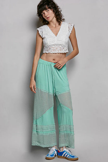 Luna Mesh Palooza Pants - Electric Blue
