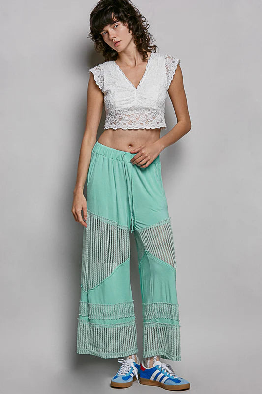 Luna Mesh Palooza Pants - Electric Blue