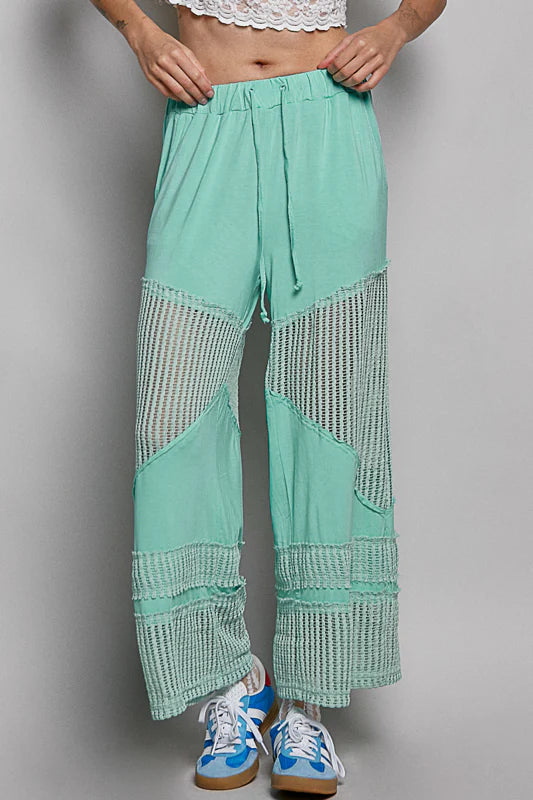 Luna Mesh Palooza Pants - Electric Blue