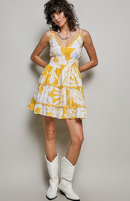 Sunny Floral Cotton Dress