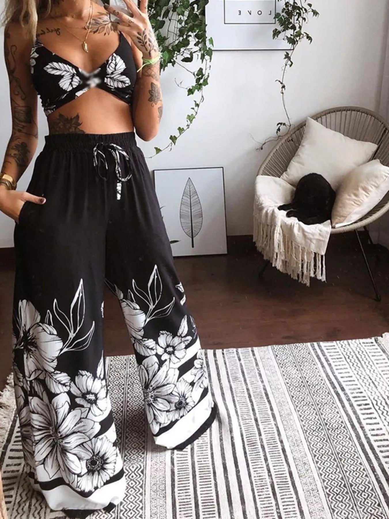 Boho Butterfly Print Set