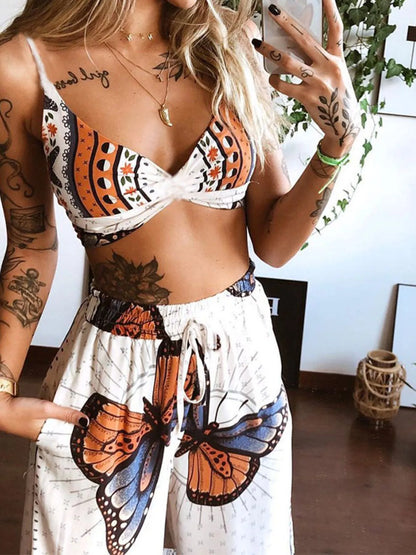 Boho Butterfly Print Set